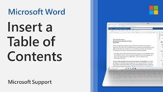 How to create a Table of Contents in Word  Microsoft