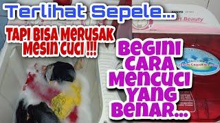 Cara Mencuci Pakaian Yang Baik & Benar ⁉️Mesin Cuci Awet Bertahun-tahun‼️Tips Agar Mesin Cuci Awet‼️