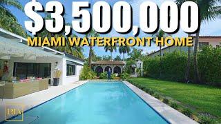 Inside a $3500000 WATERFRONT HOME IN MIAMI FLORIDA  Luxury Home Tour  Peter J Ancona