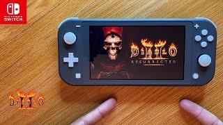 Diablo 2 Resurrected Nintendo Switch Lite Gameplay