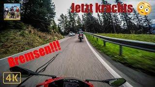 Audi übersieht Kurve am Jaufenpass  GSX-R Alpentour 2017  717