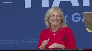 Jill Biden campaigns at Macons Tubman Museum