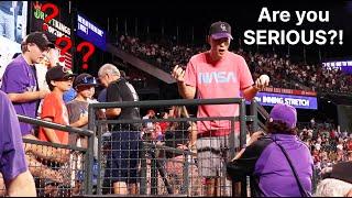 I snagged a NOLAN ARENADO HOME RUN at Coors Field -- then things got weird