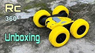 Unboxing And Testing  RC Stunt Car 360° Flips Double Sided Rotating