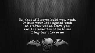 Avenged Sevenfold - Seize The Day Lyrics on screen Full HD