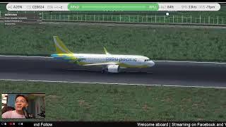 VATSIM Flight  Dumaguete to Manila