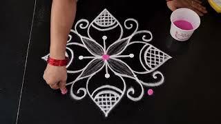 simple rangoli  said border rangoli design  daily muggulu  small beautiful kolam