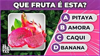  ADIVINHE A FRUTA  Será que você conhece bem das frutas? só 5% acerta #quiz #macaquiz 