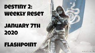 Destiny 2 Weekly Reset - Flashpoint EDZ- January 7th 2020 - No Commentary Windows 10