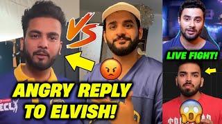 Fukra Insaan ANGRY REPLY To Elvish Yadav  Jasus King vs Lakshay Live Fight