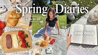 life in SF vlog  picnics new book trying new recipes  DJI Pocket 3 vlog