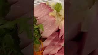 Sushi rolls and fresh sashimi  #hamachi #yellowtail #salmon