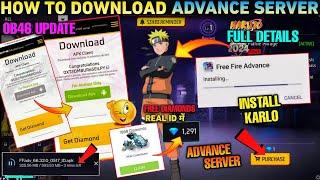 HOW TO DOWNLOAD FREE FIRE ADVANCE SERVER 2024   FREE FIRE ADVANCE SERVER KAISE DOWNLOAD KAREN