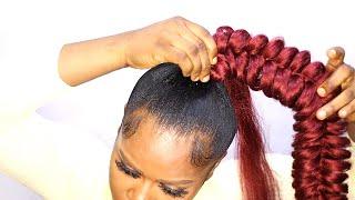 Butterfly Braids Hairstyle Using Braid Extension