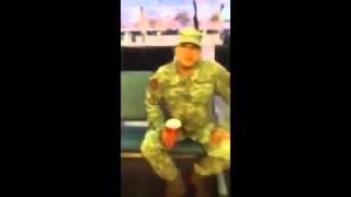 Rage Inducing Moron Caught Pretending To Be In the Military