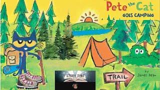 ️️Pete the Cat Goes Camping Animated Children’s Story Read Aloud sound effects