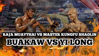 RAJA MUAYTHAI VS MASTER KUNGFU SHAOLIN - NGERIH PARAH 