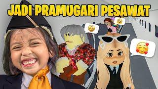 LEIKA JADI PRAMUGARI PESAWAT TERBANG INDONESIA  CABIN CREW SIMULATOR ROBLOX INDONESIA