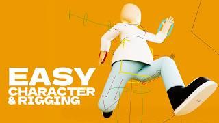 Easy Character Design & Rigging Blender