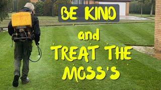 SPRAY your lawn GREEN  Control MOSS at the same time