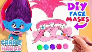 Trolls Poppy & Branch Make Super Fun DIY Face Masks  Craft Videos For Kids