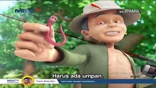 Mancing bersama atok di sungai  Dan mencari ikan cupang  Upin dan ipin