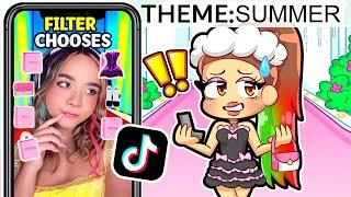 TikTok FILTER DECIDES My OUTFITS in DRESS to IMPRESS..