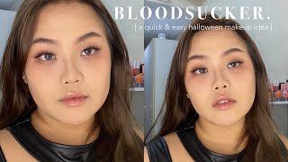 easy and late vampire halloween look ‍️ feat. olens + contact lens giveaway