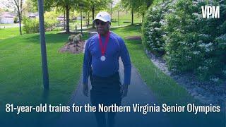 81-year-old athlete trains for the Northern Virginia Senior Olympics