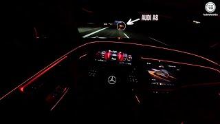 2024 Mercedes Benz E 220d Sedan NIGHT POV DRIVE  Ambient Light  Top Speed