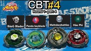 CBT#4- Round 1 part 4 44  Metal Fight Beyblade メタルファイトベイブレード