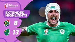 Ireland stun the World Champions  South Africa v Ireland  Rugby World Cup 2023 Extended Highlights