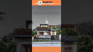 30x40 Feet House Elevation Design  3d #housedesign #elevation #trending #shorts #archbytes