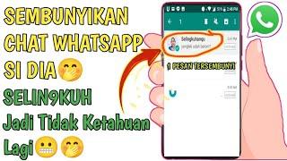 Cara sembunyikan chat whatsapp 2022 - Cara menyembunyikan kontak whatsapp 2022