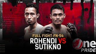 Sampai Dikasih Oksigen  Ucu Rohendi VS Sutikno  Full Fight One Pride MMA FN 54