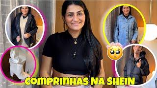 COMPRINHAS SHEIN PROVANDO MEUS PEDIDOS DA SHEIN RECEBIDOS - PRESENTES PRA FAMÍLIA -MEIGA FEMININA