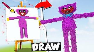 NOOB vs PRO CATNAP DRAWING BUILD COMPETITION in Minecraft Episode 15