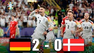 PARTIDAZO ALEMANIA vs DINAMARCA 2-0  Análisis del Partido EUROCOPA 2024