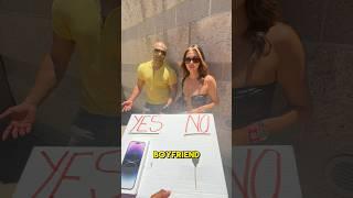 Millionaire Giving away free iPhone 15 to stranger part 62 #shorts