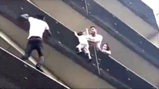 Malian hero scales Paris building to save child