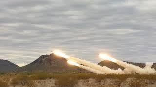 HIMARS battery firing during Exercise Forging Sabre 2017