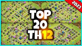 New Exclusive TH12 BASE WARTROPHY Base Link 2023 Top20 Clash of Clans - Town Hall 12 Trophy Base