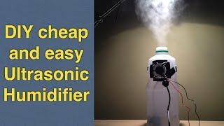 Homemade humidifier DIY using cheap ultrasonic mist maker  fogger