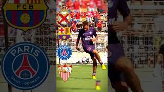 Famous Footballers How Many Clubs They Played Mbappe Bellingham Neymar Ramos #football #shorts