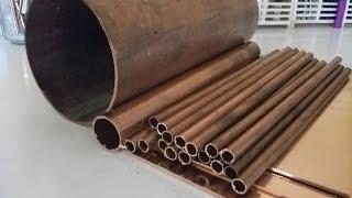 Making a live steam boiler 5 cooper tube