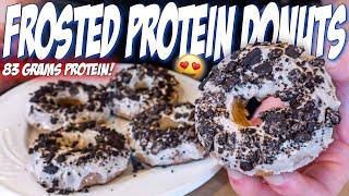 THESE LOW CALORIE FROSTED OREO DONUTS ARE A GAMECHANGER  Easy High Protein Dessert Recipe