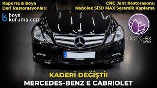 The Fate of Mercedes E Convertible Has Changed PaintCNC Wheel RestorationLeather Repairs