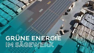 Green Tech im Sägewerk  Sauberer  Strom aus  Wasserkraft & ️Sonne