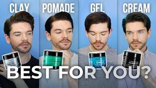 Clay Pomade Gel or Cream?  Mens Hair Product Guide