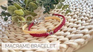 DIY Macrame Bracelet Tutorial Easy Step-by-Step Guide for Beginners